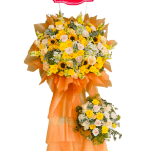 kệ hoa chúc mừng khai giảng