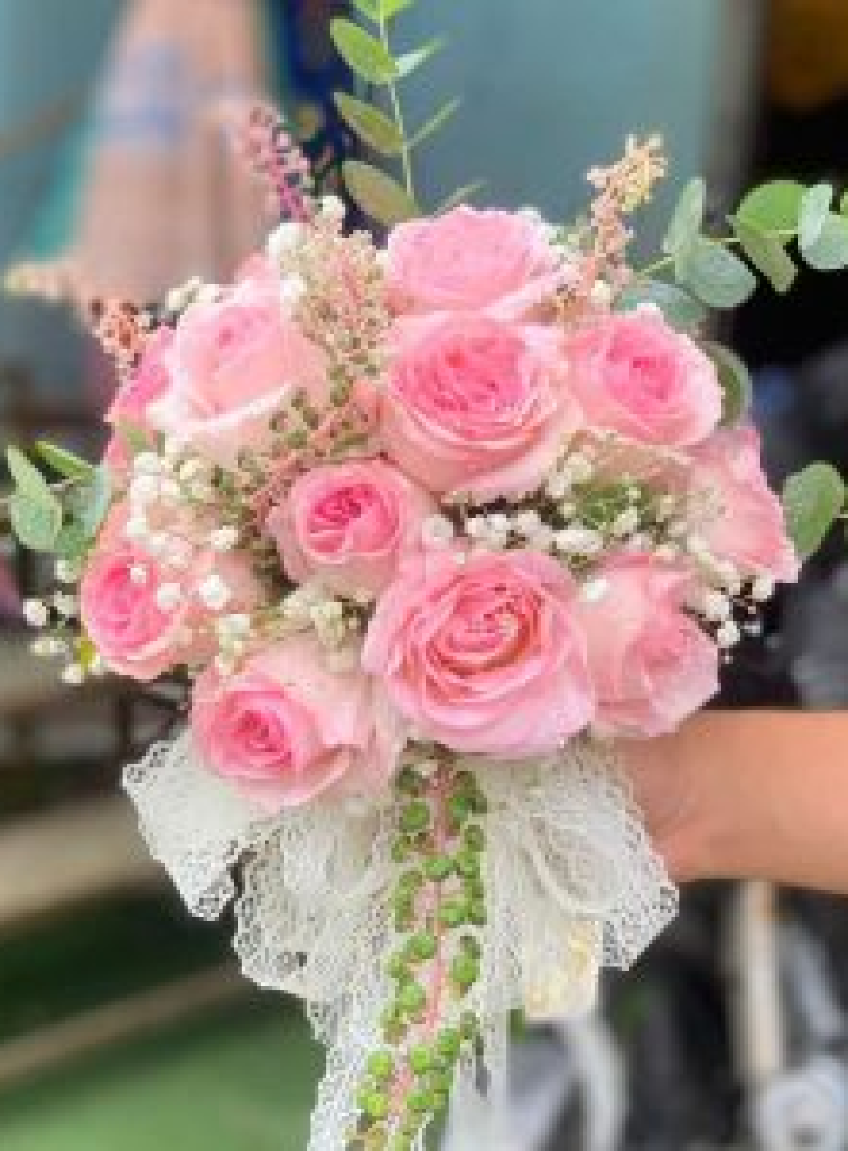 Hoa tươi - Bó hoa cưới Mẫu (TVF-HC-TLC-008)