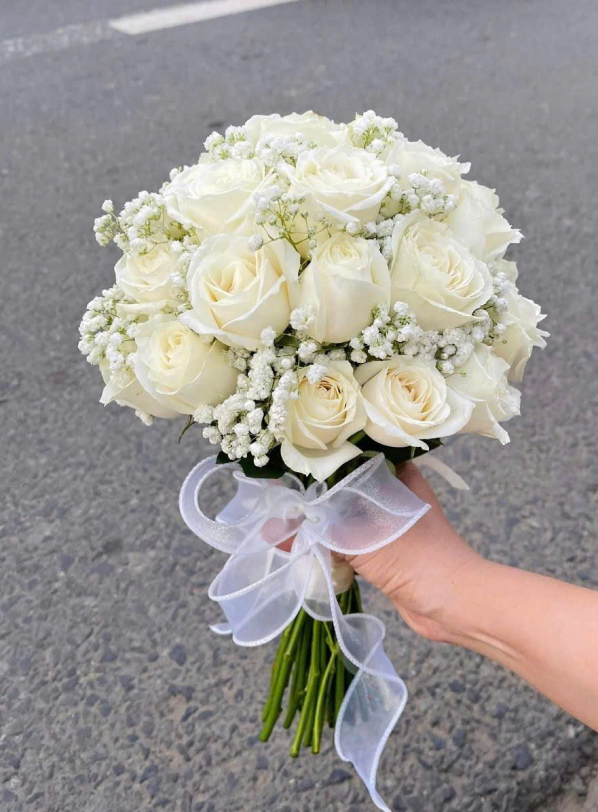 Hoa tươi - Bó hoa cưới Mẫu (TVF-HC-TLC-018)