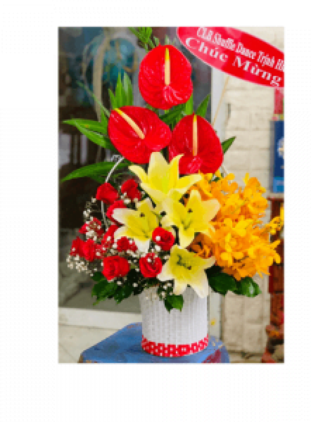 Hoa khai trương - Chúc Mừng - MẪU (TVF-KT-CM-007)