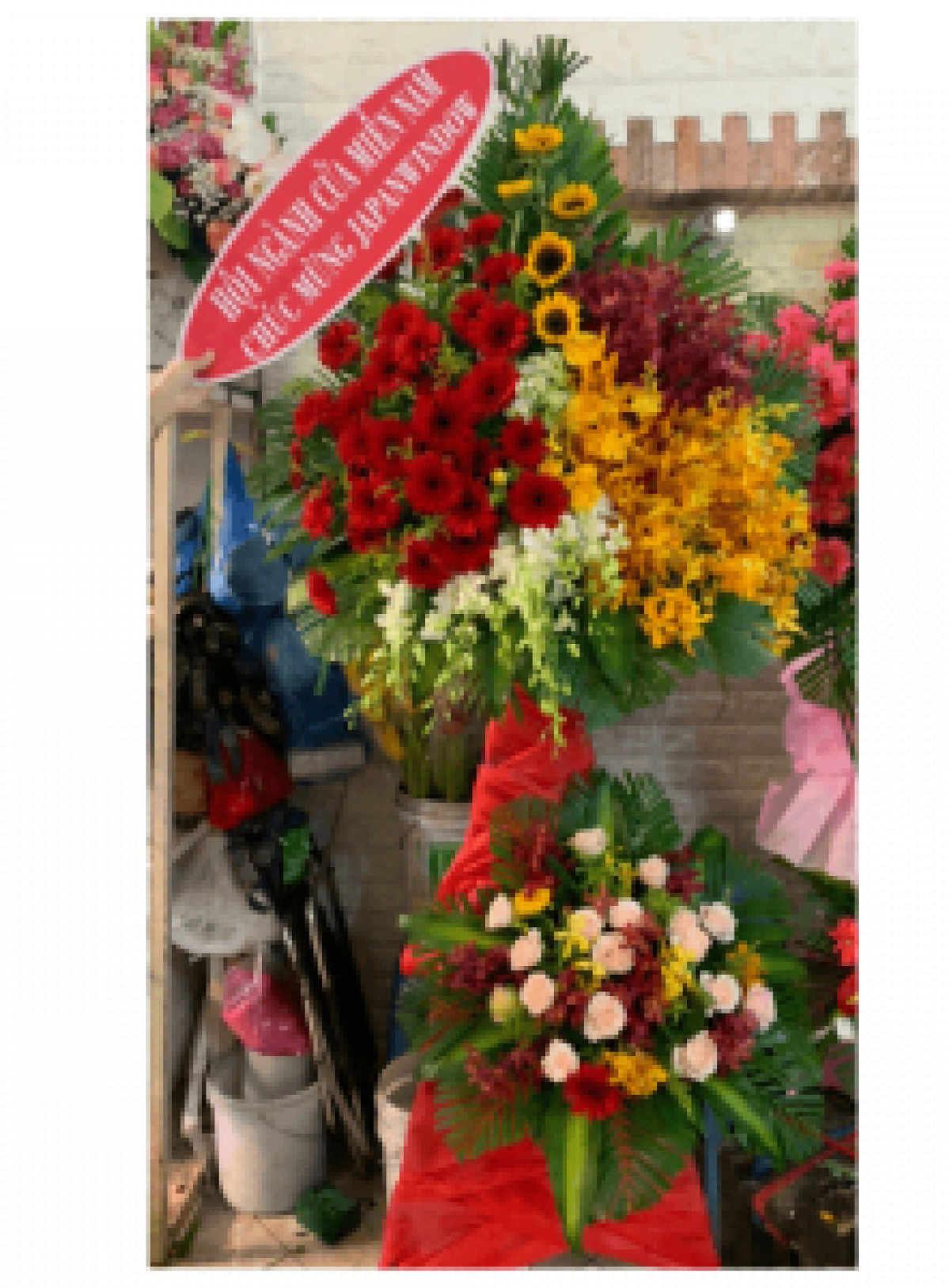 Hoa khai trương - Chúc Mừng - MẪU (TVF-KT-CM-019)