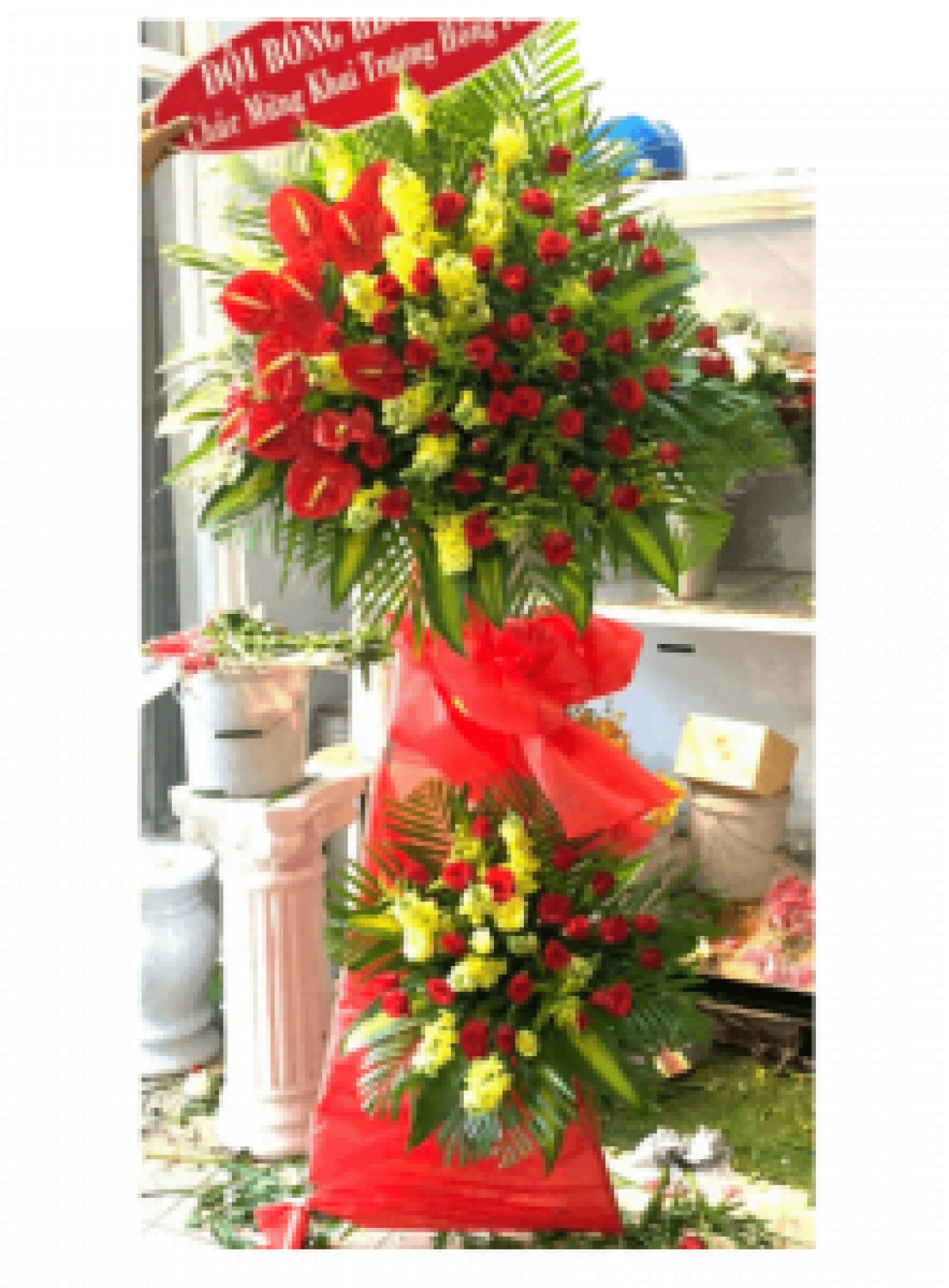 Hoa khai trương - Chúc Mừng - MẪU (TVF-KT-CM-021)