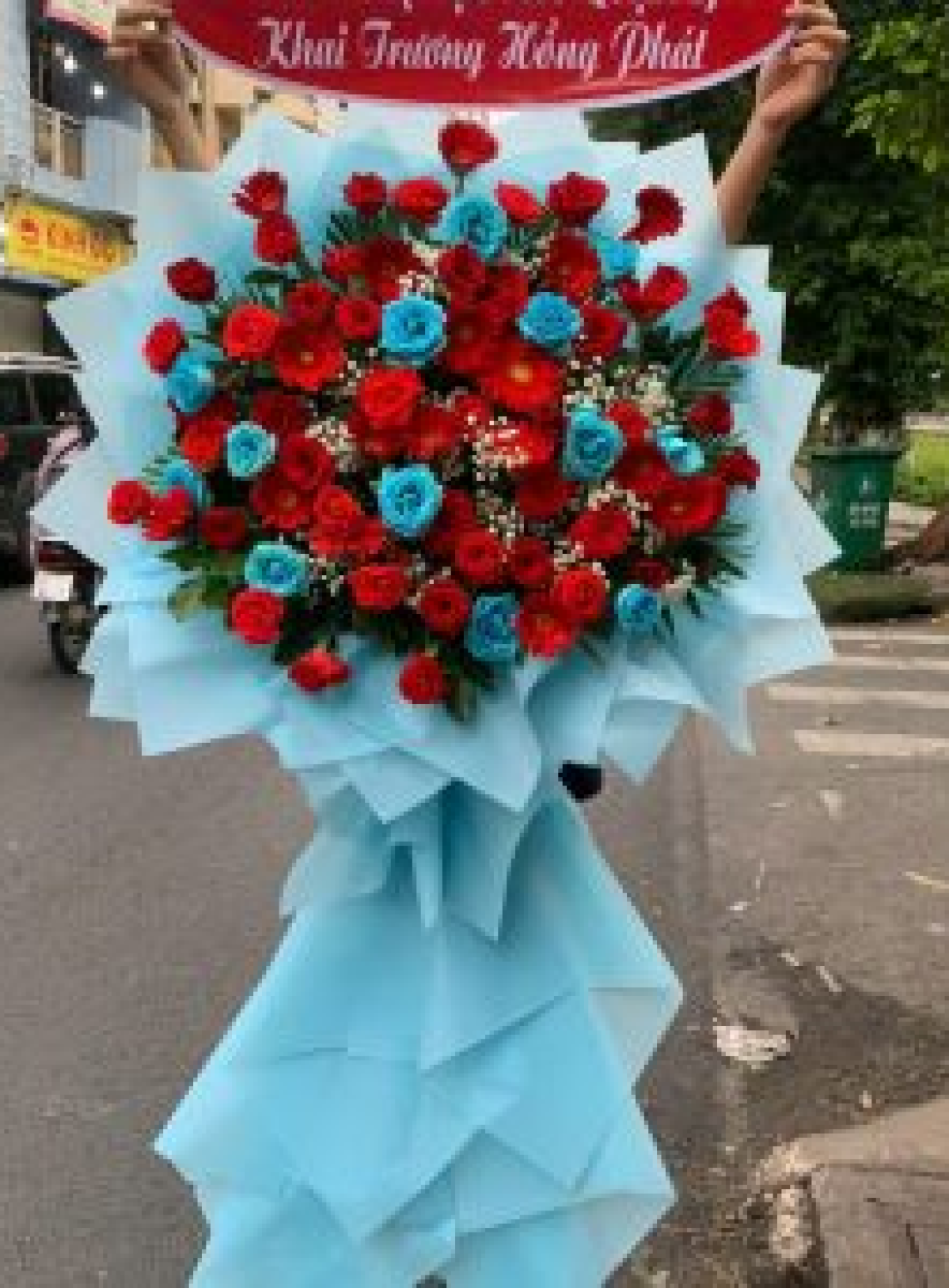 Hoa khai trương - Chúc Mừng - MẪU (TVF-KT-CM-027)