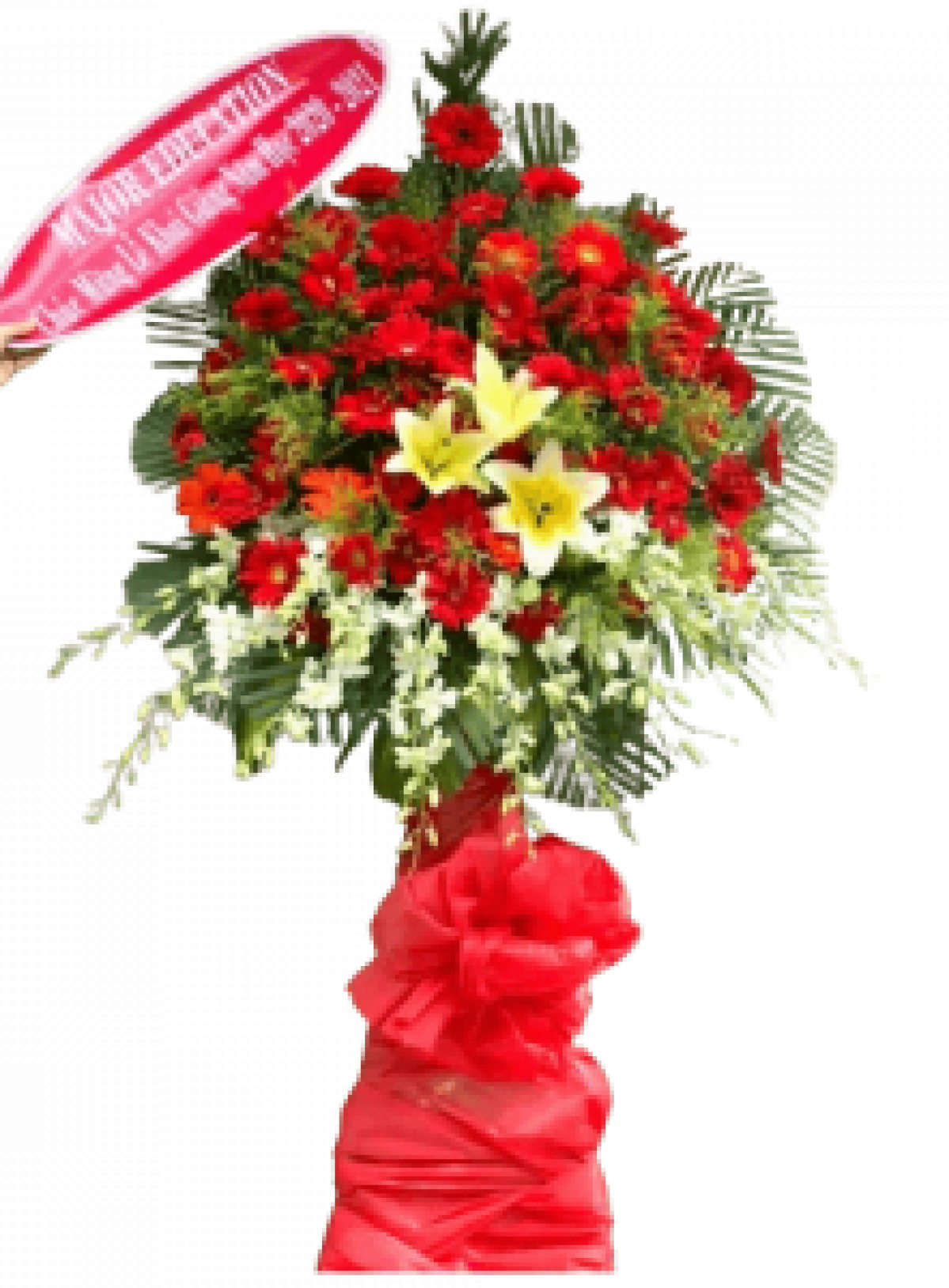 Hoa khai trương - Chúc Mừng - MẪU (TVF-KT-CM-029)