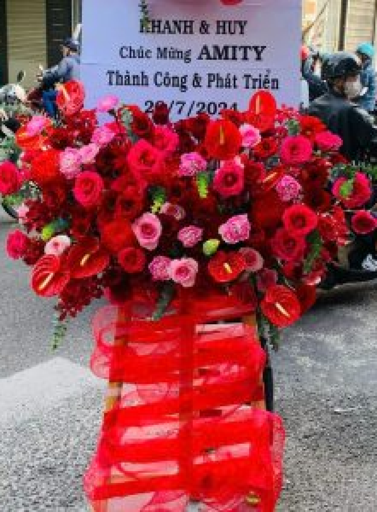 Hoa khai trương - Chúc Mừng - MẪU (TVF-KT-CM-162)