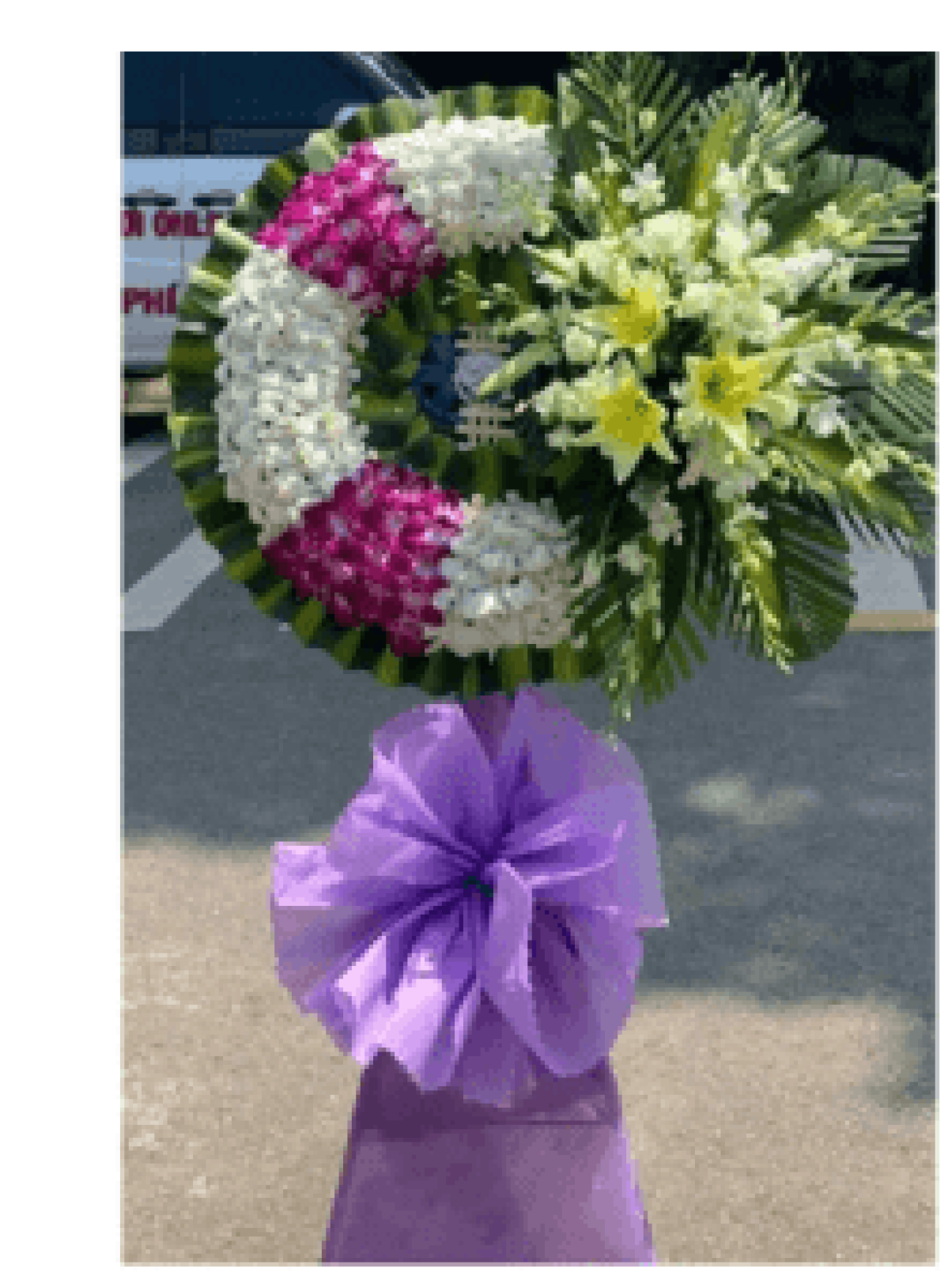 Hoa tươi - Kệ hoa viếng (TVF-KHV-027)