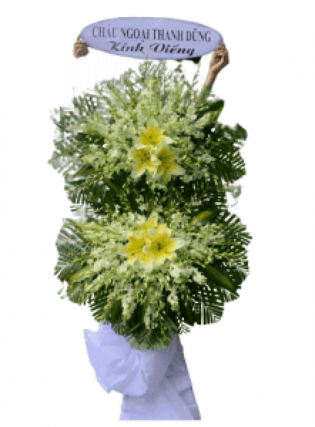 Hoa tươi - Kệ hoa viếng (TVF-KHV-032)