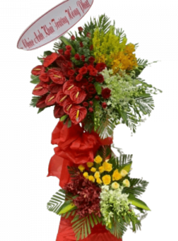 Hoa khai trương - Chúc Mừng - MẪU (TVF-KT-CM-030)