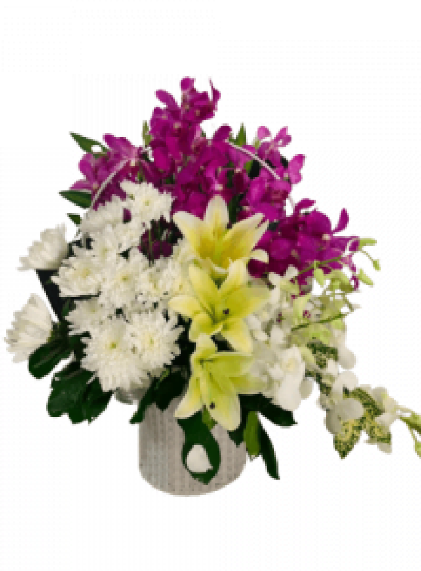 Hoa tươi - Kệ hoa viếng (TVF-KHV-016)