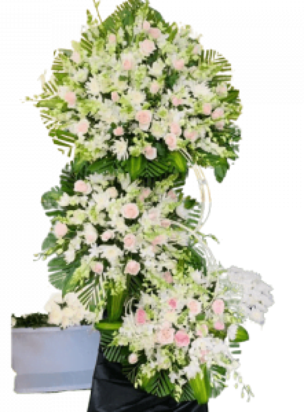 Hoa tươi - Kệ hoa viếng (TVF-KHV-017)