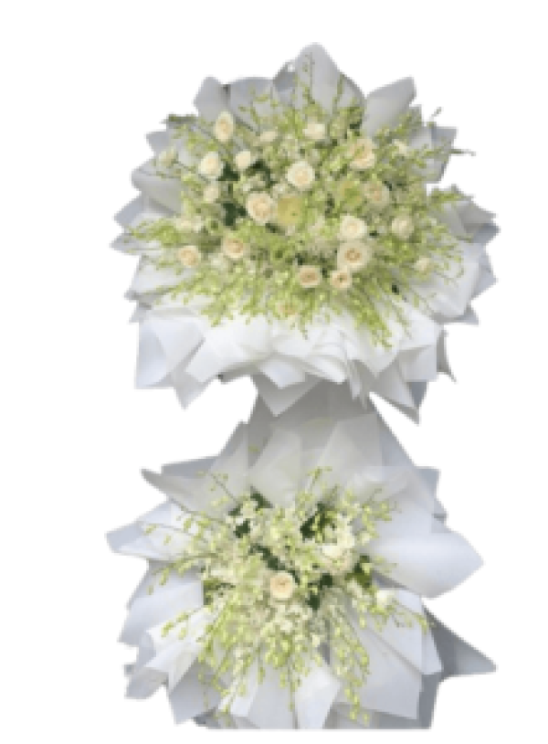 Hoa tươi - Kệ hoa viếng (TVF-KHV-025)