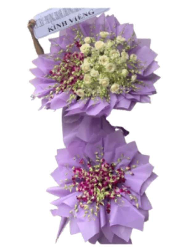 Hoa tươi - Kệ hoa viếng (TVF-KHV-026)