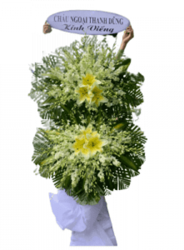 Hoa tươi - Kệ hoa viếng (TVF-KHV-032)